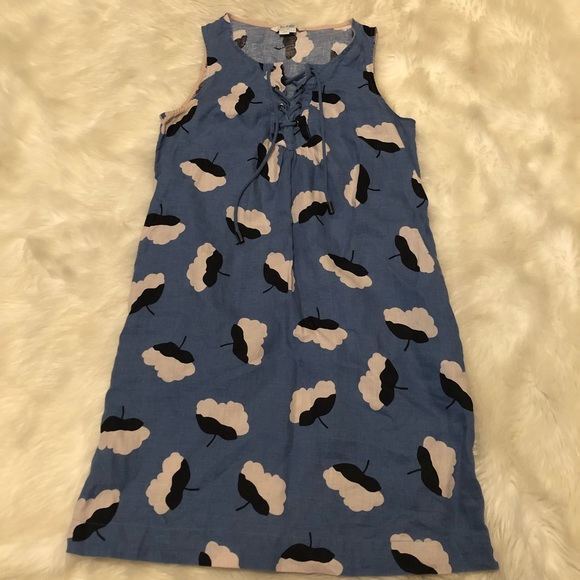 Boden Dresses & Skirts - Boden LaceUp Tank Linen Dress in Cotton Print
